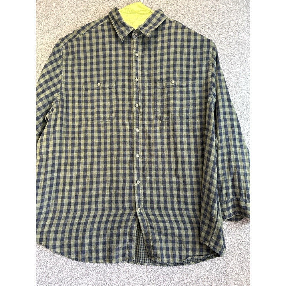Roundtree & Yorke Gold Label Mens 3X Dress Shirt Plaid